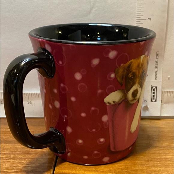 Keith Kimberlin Puppy Coffee Mug Set- 2 Jack Russell Terrier Mugs / Cups - Picture 8 of 9